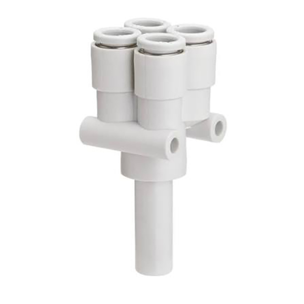 KQ2X / KQ2XD-serien Reducerende multi-vejs push-in fitting